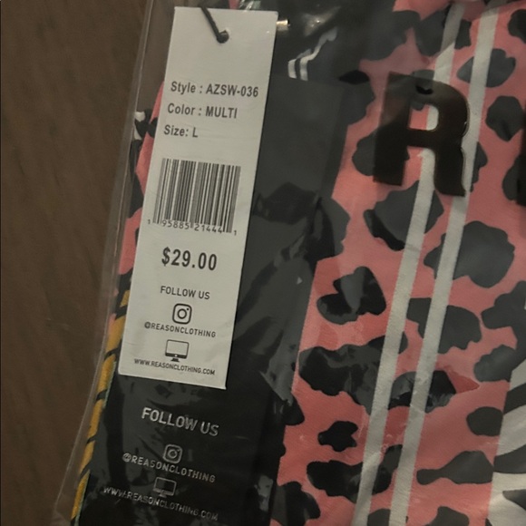 Reason Multicolor Patterned Shorts - Picture 2 of 2